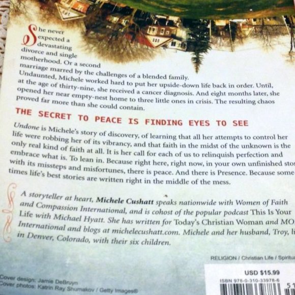 3 for $10 book sale! Christian Memoir, Undone, Christian Testimony - Picture 3 of 9